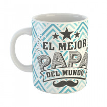 Taza con foto y texto personalizado para regalar el dia del padre