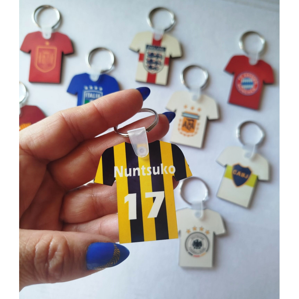 Llaveros personalizados con el escudo de tu equipo o club deportivo.