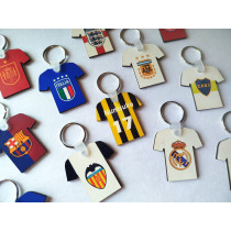 Llaveros personalizados con el escudo de tu equipo o club deportivo.