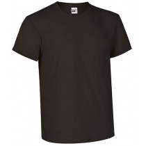 Camiseta negro de algodón personalizable, con impresión de alta calidad. Sube tu foto, logo o texto y diseña online