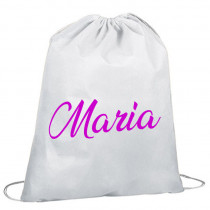 Mochila de tela ajustable y personalizable