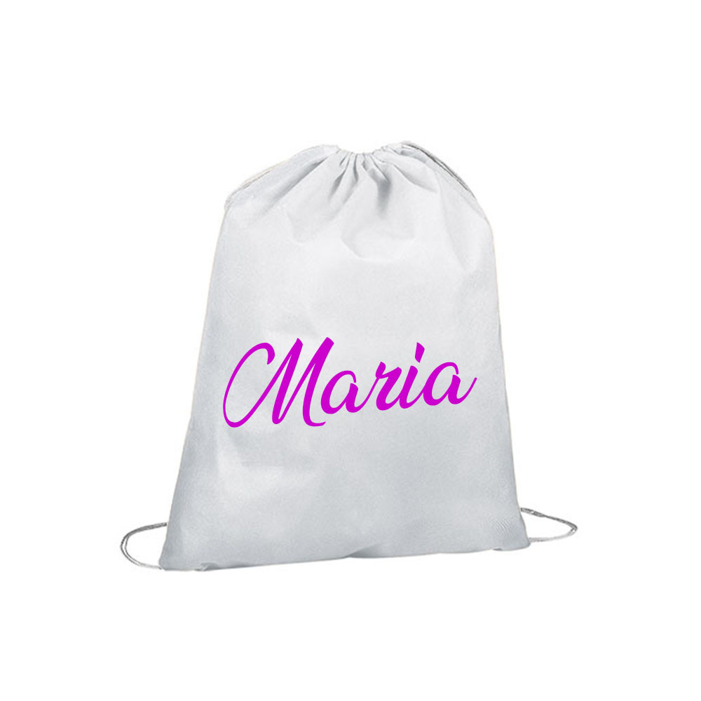 Mochila de tela ajustable y personalizable