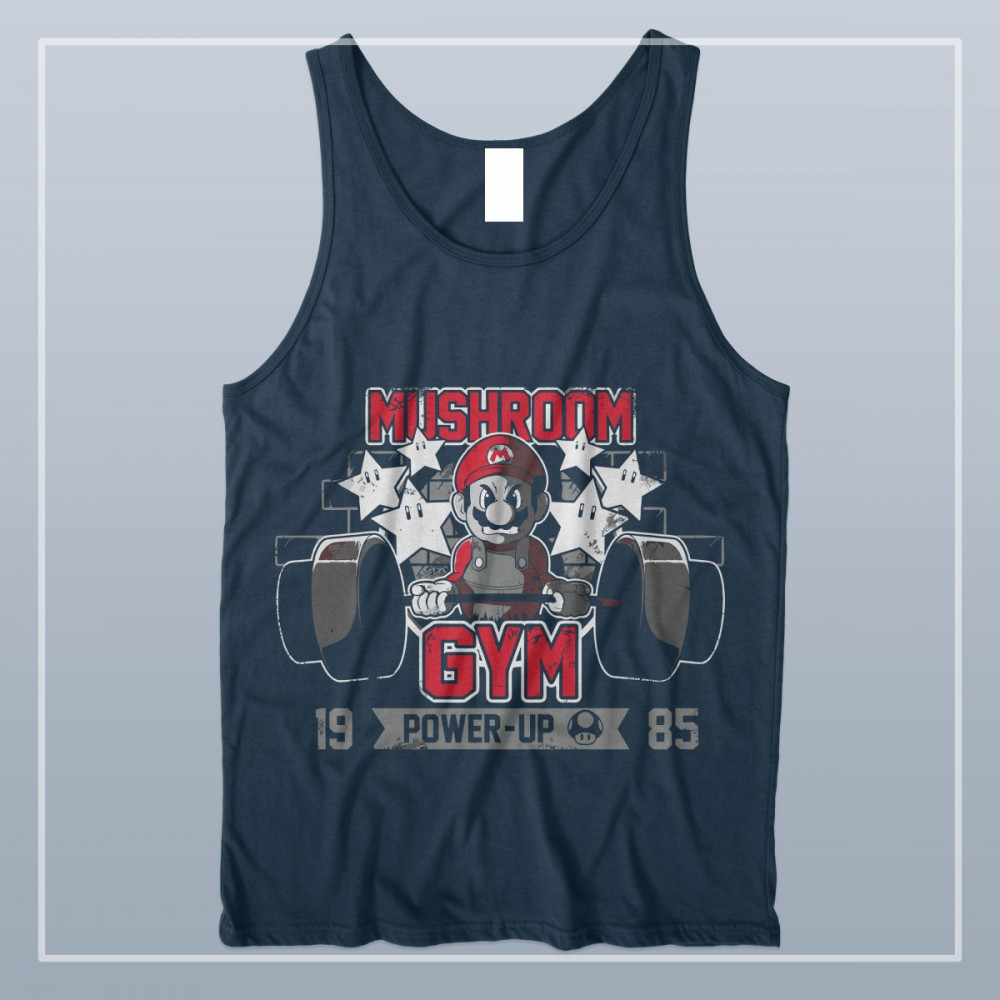 Mario Bros Gym Top Tank| 500 Infinite Creations