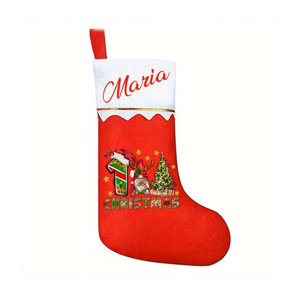First Christmas Fireplace Stocking