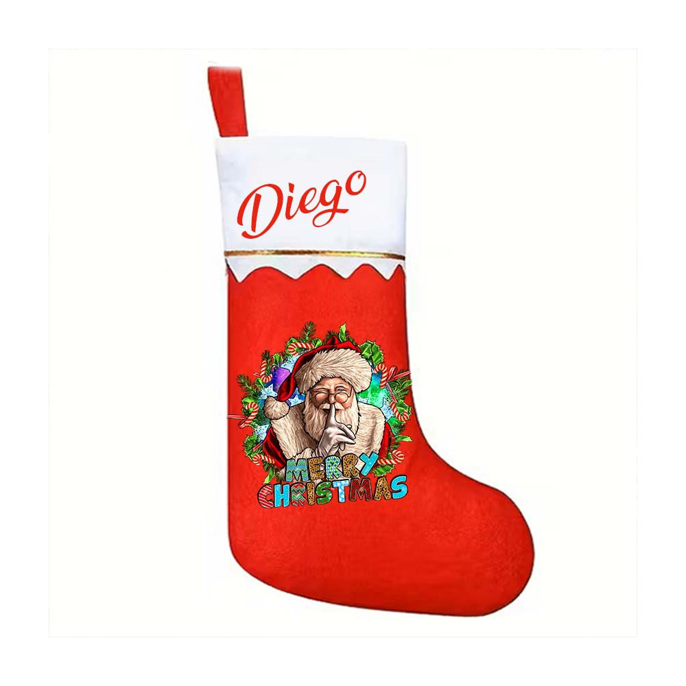 Stocking to hang Merry christmas
