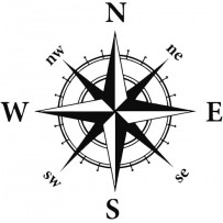Compass Vinyl Decal