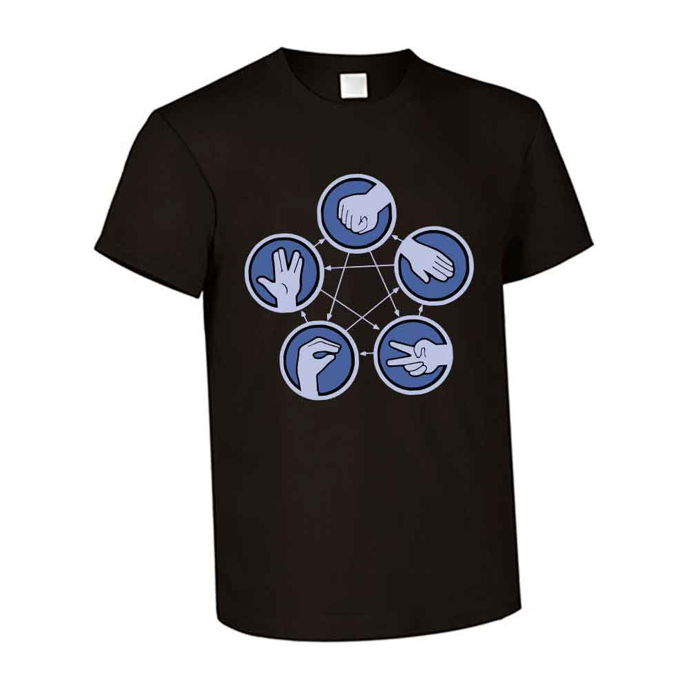 Rock Paper Scissors T-shirt Lizard Spock Sheldon Cooper | 500 Infinite Creations