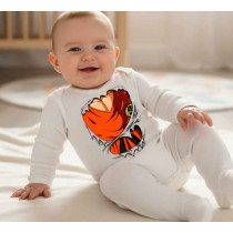 Baby Bodysuit Torso Goku Dragon Ball Z Long Sleeve (Super Saiyan)| 500 Infinite Creations