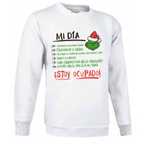 Grinch My Day Sweatshirt - Humorous Christmas Clothing | 500 Infinite Creations