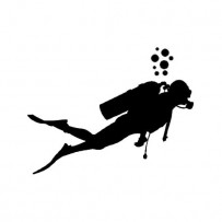 Scuba Vinyl Decal