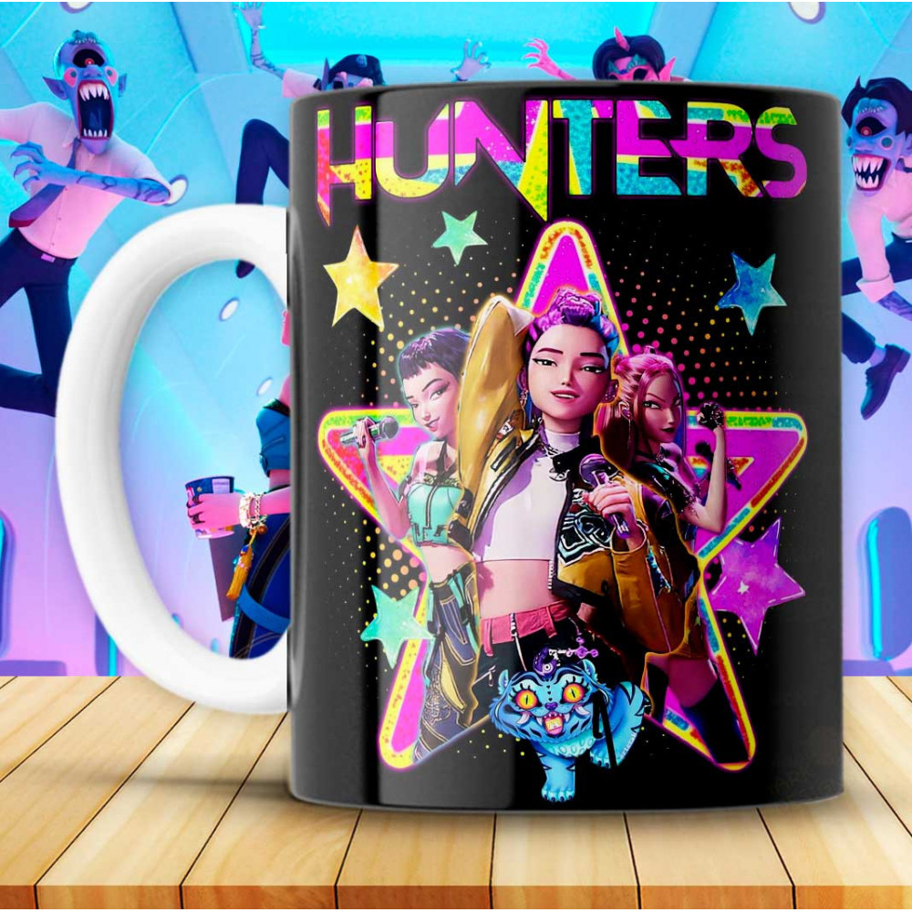 K-Pop Hunters Neon Mug | Original Gift for Music and Anime Fans | 500 Infinite Creations