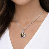 Personalized Photo Pendant in Stainless Steel