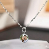 Personalized Photo Pendant in Stainless Steel