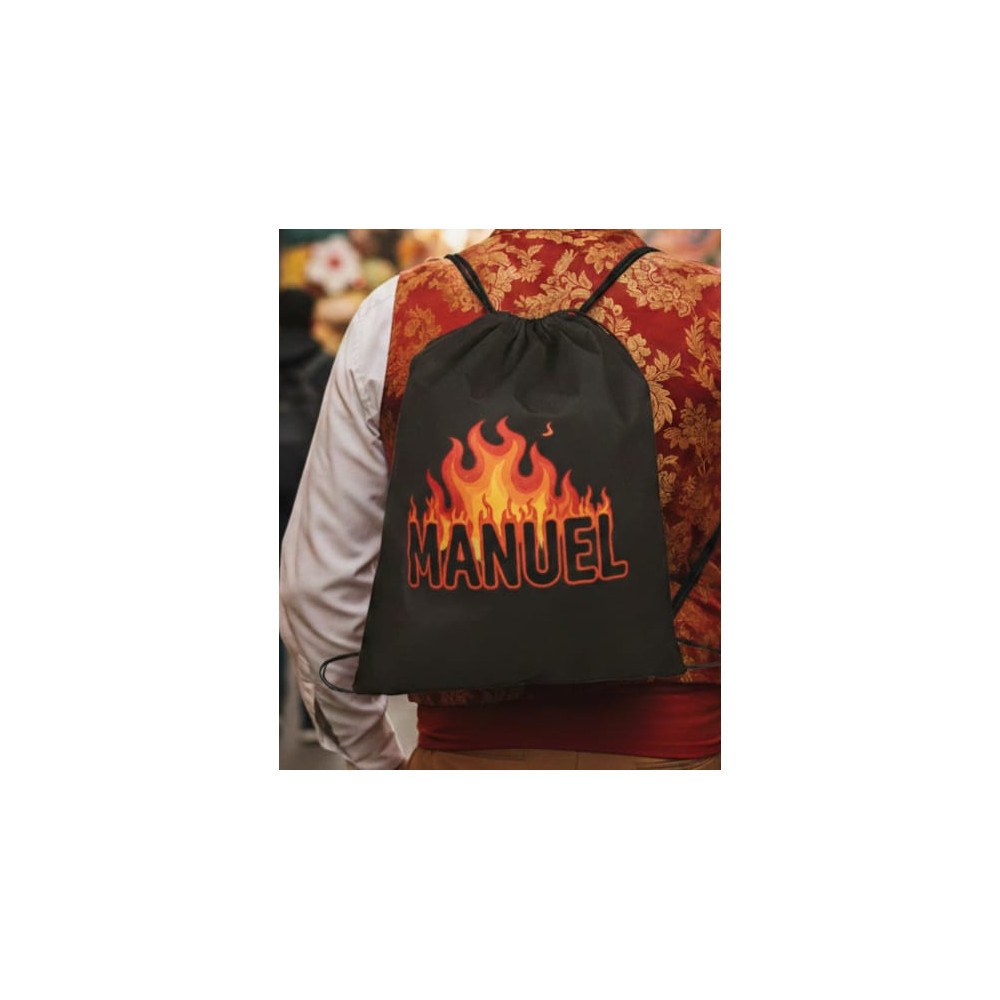 Personalized Fallera Backpack with Name - Llama Design | 500 Infinite Creations]