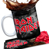 Taza de cerámica de la banda Iron Maiden